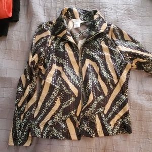 Misook zip up jacket